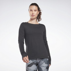 WORKOUT READY SUPREMIUM LONG-SLEEVE TOP T-LONG-SLEEVE TOP - SVARTUR WORKOUT READY SUPREMIUM LONG-SLEEVE TOP T-LONG-SLEEVE TOP - SVARTUR